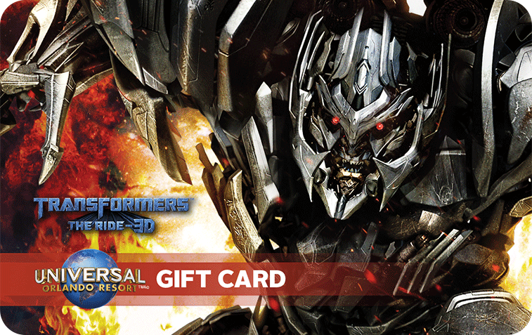 Universal Orlando Gift Card Megatron C Tcm83 47126 